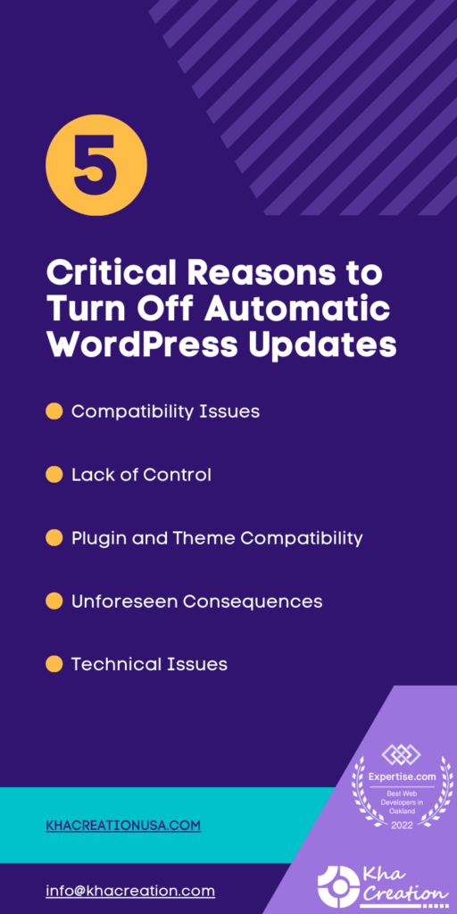 5 Critical Reasons in 2023 to Turn Off Automatic WordPress Updates