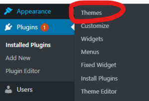 how update wordpress theme